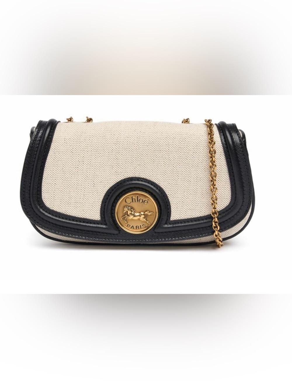 NWT Chloe Horse Medal Mini Crossbody Bag